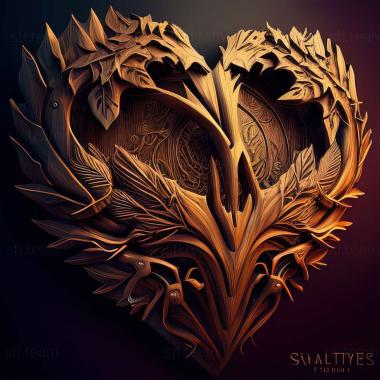 3D model Guild Wars 2 Heart of Thorns game (STL)